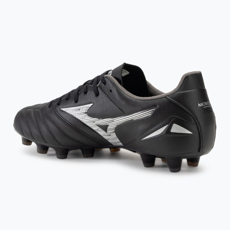 Pánské kopačky Mizuno Morelia Neo IV Pro FG black/galaxy silver 3