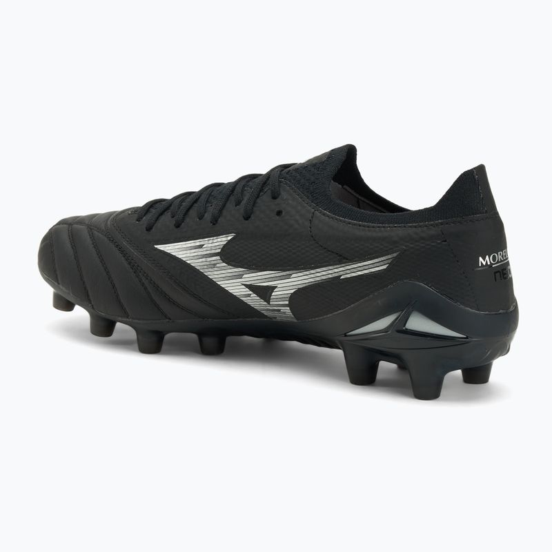 Pánské kopačky Mizuno Morelia Neo IV β Elite FG black/galaxy silver/black 3