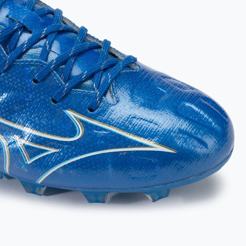 Pánské kopačky Mizuno α Elite FG white/laser blue/gold 7