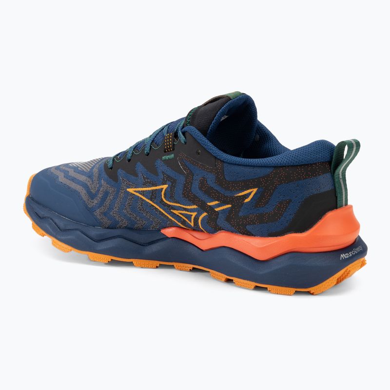 Pánské běžecké boty Mizuno Wave Daichi 8 estate blue/apricot/spicy orange 3