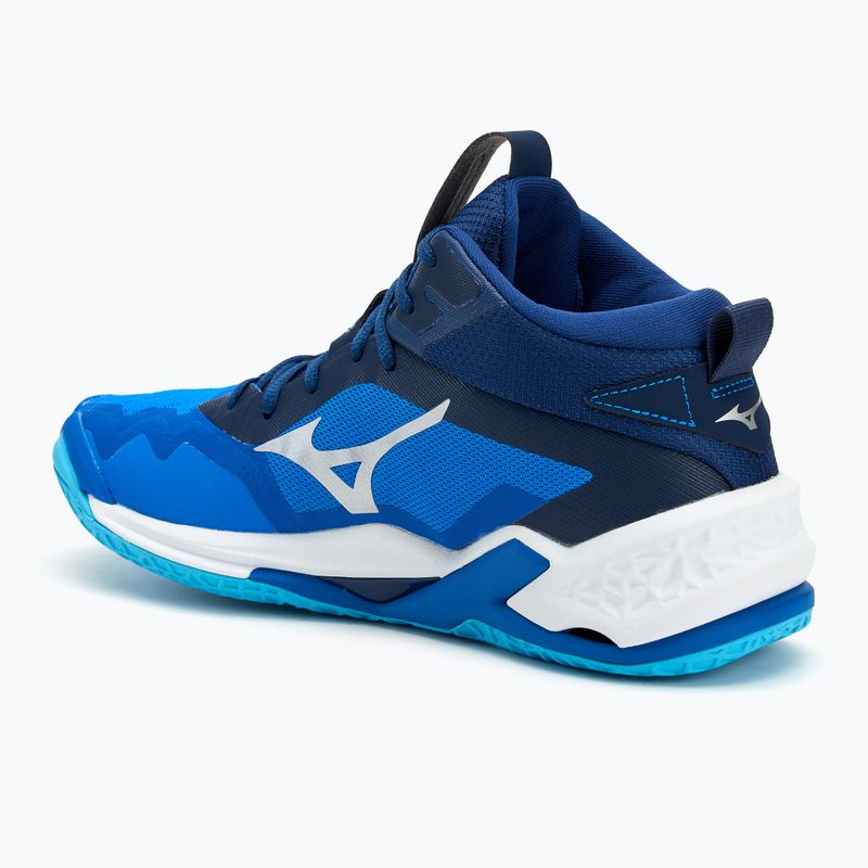 Pánské boty na házenou  Mizuno Wave Stealth Neo 2 Mid mugen blue/white/estate blue 3