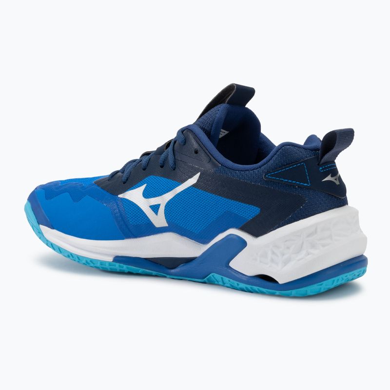 Pánské boty na házenou  Mizuno Wave Stealth Neo 2 mugen blue/white/estate blue 3