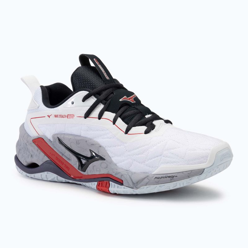 Pánské boty na házenou  Mizuno Wave Stealth Neo 2 white/salsa/black