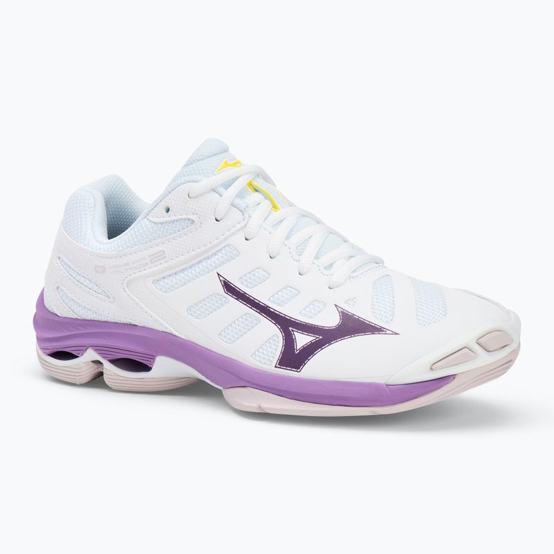 Dámské volejbalové boty  Mizuno Wave Voltage 2 white/patrician purple/quince