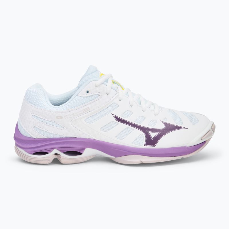 Dámské volejbalové boty  Mizuno Wave Voltage 2 white/patrician purple/quince 2