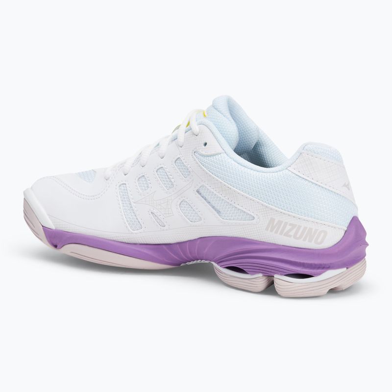 Dámské volejbalové boty  Mizuno Wave Voltage 2 white/patrician purple/quince 3