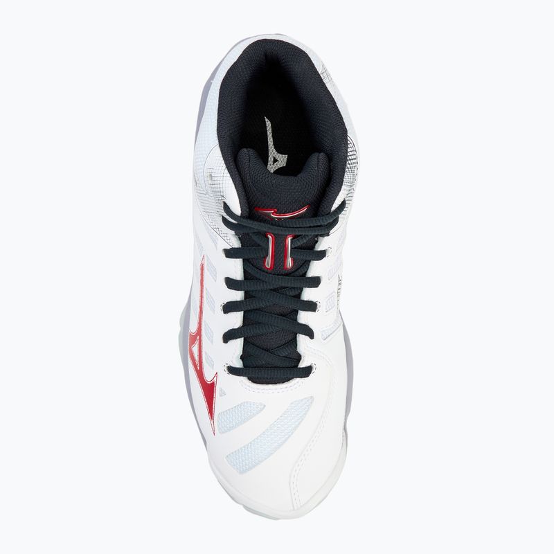 Pánské volejbalové boty  Mizuno Wave Voltage 2 Mid white/salsa/black 5