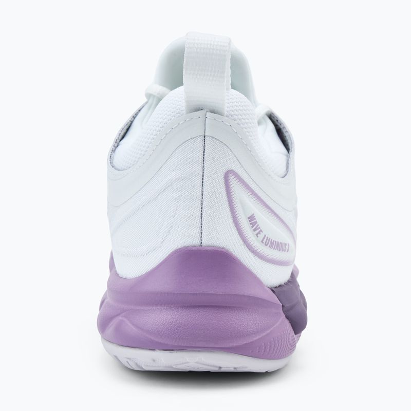 Dámské boty na volejbal Mizuno Wave Luminous 3 white/patrician purple/quince 6