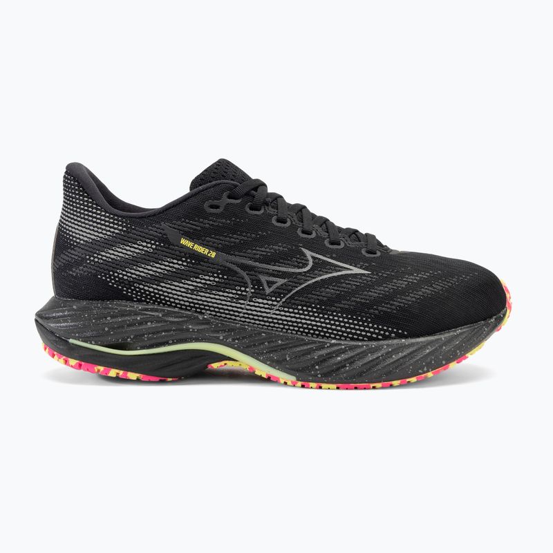 Pánské běžecké boty Mizuno Wave Rider 28 black/silver/sunny lime 2