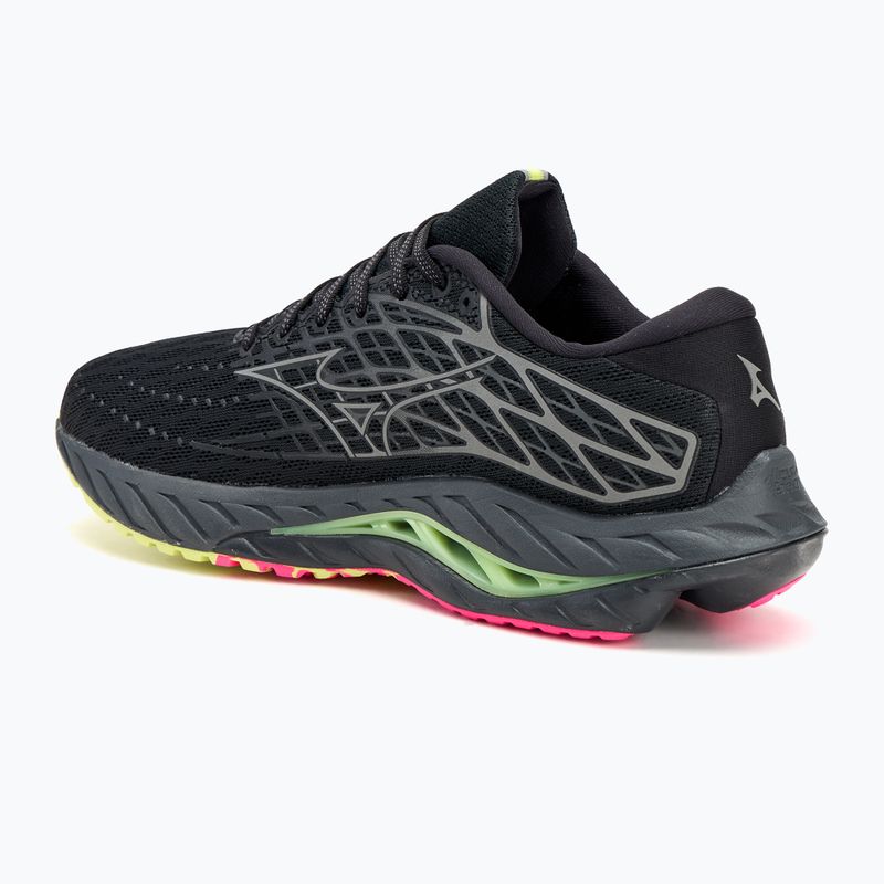 Pánské běžecké boty Mizuno Wave Inspire 20 black/silver/sunny lime 3