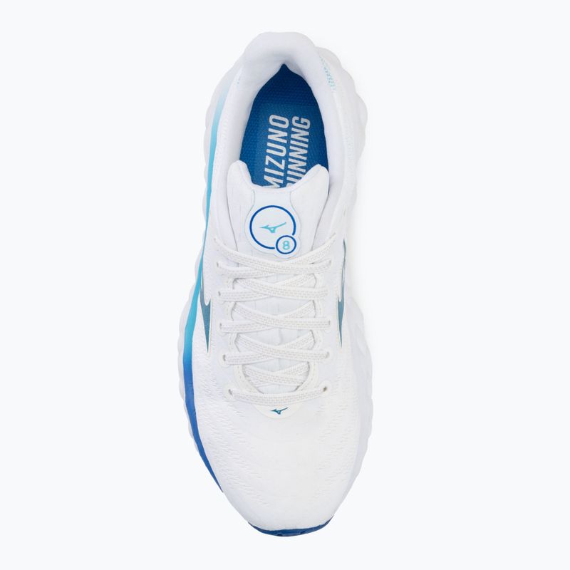 Dámské běžecké boty Mizuno Wave Sky 8 white/laser blue/mugen blue 5