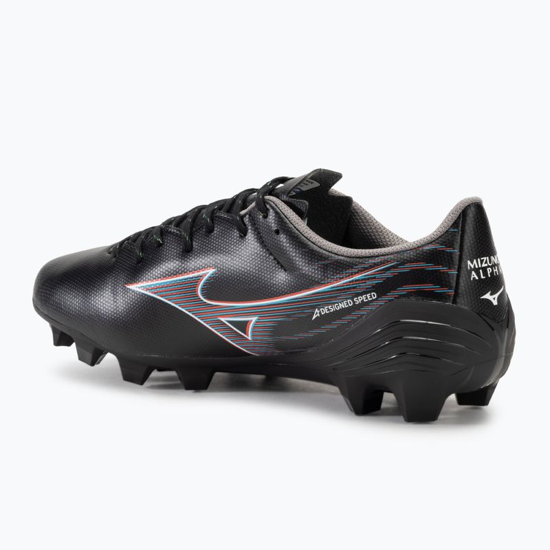 Pánské kopačky Mizuno α Select FG black/ignition red/801 c 3