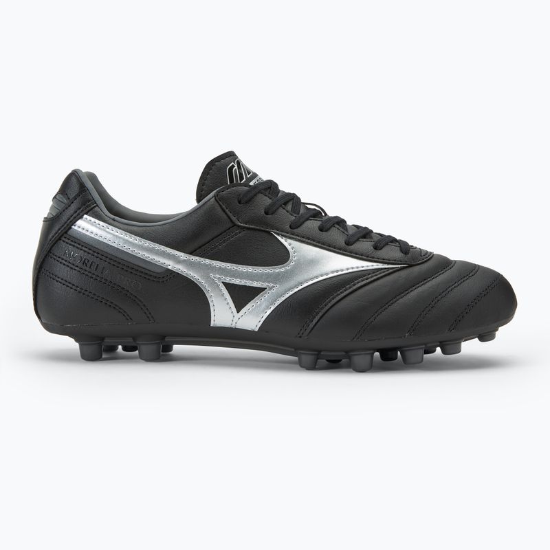 Pánské kopačky Mizuno Morelia II Pro AG black/galaxy silver/dark shadow 2