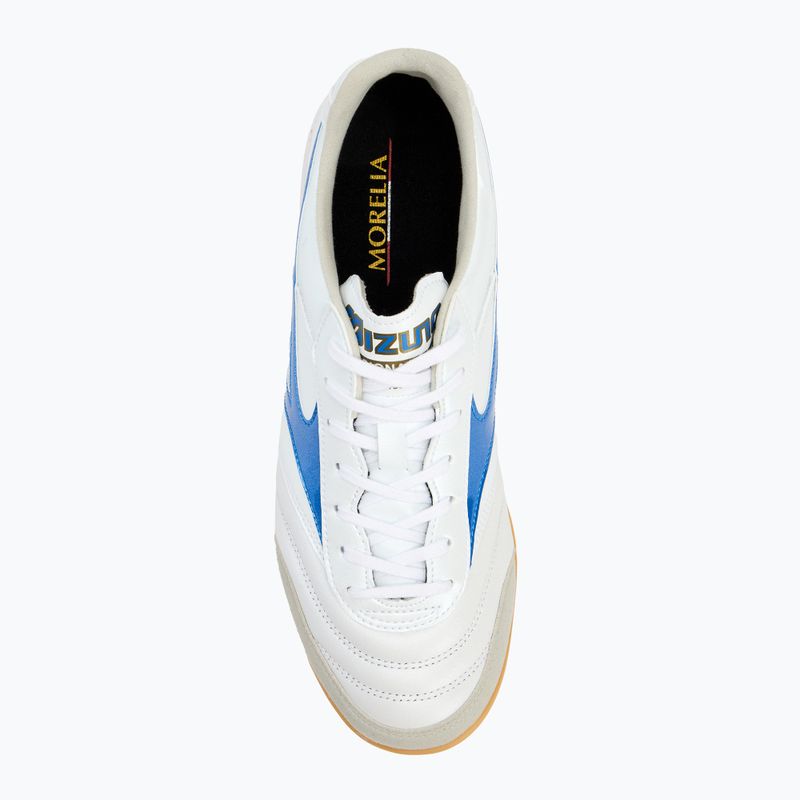 Pánské kopačky Mizuno Morelia Sala Elite INwhite/laser blue/gold 5