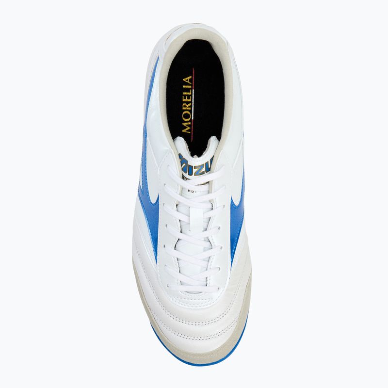 Pánské kopačky Mizuno Morelia Sala Elite TF white/laser blue/gold 5