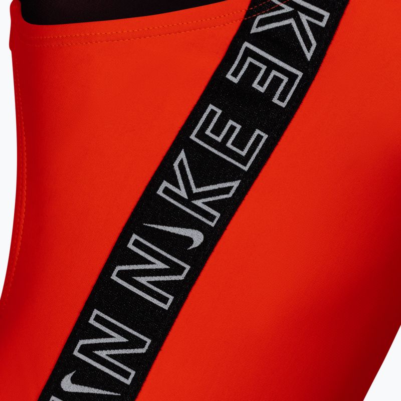 Dětské plavky NIKE LOGO TAPE červená NESSB758 3