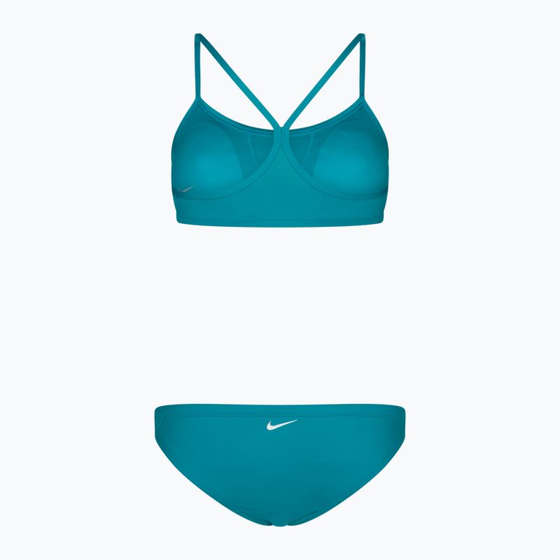 Dámské dvoudílné plavky Nike Essential Sports Bikini light blue NESSA211-345 2