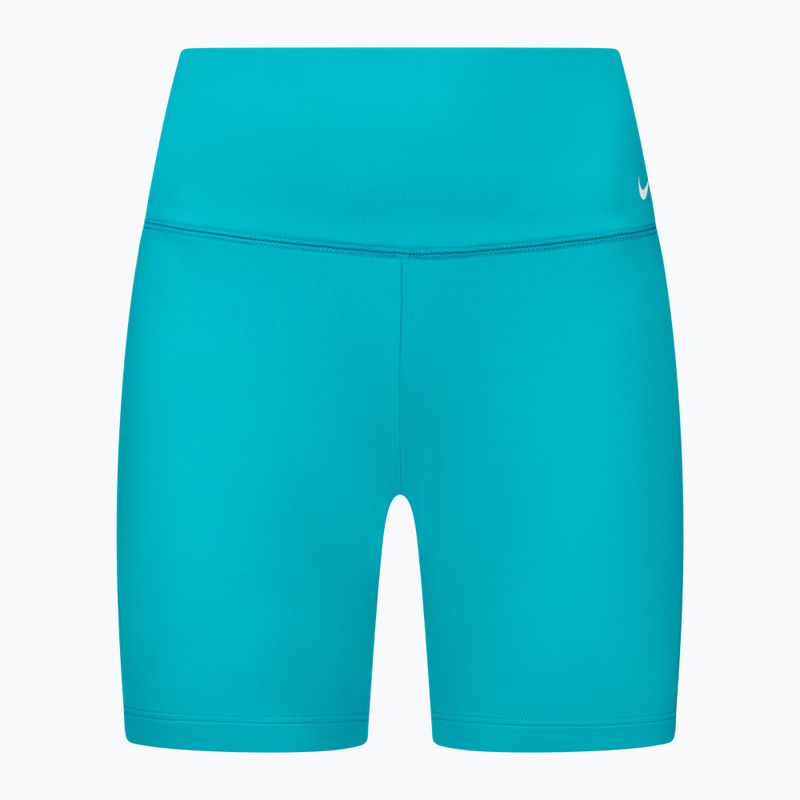 Dámské plavky Nike Missy 6" Kick Short blue NESSB211-345