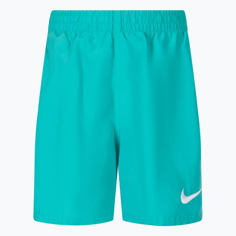 Zelené dětské plavecké šortky Nike Essential 4" Volley NESSB866-339