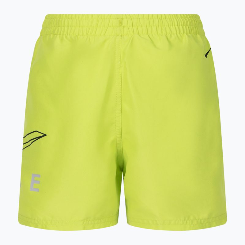 Dětské plavecké šortky Nike Split Logo 4" Volley zelené NESSC786-312 2