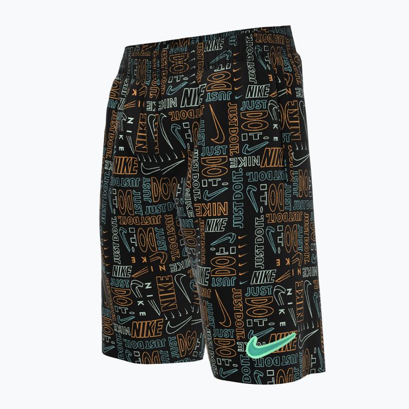 Dětské plavecké šortky Nike Logo Mashup 8" Volley černé NESSC791-001 4