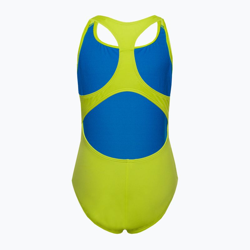 Dětské jednodílné plavky Nike Essential Racerback zelené NESSB711-312 2