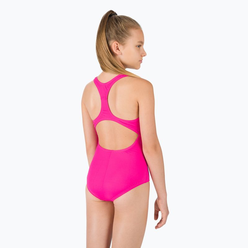 Dětské jednodílné plavky Nike Essential Racerback růžové NESSB711-672 3