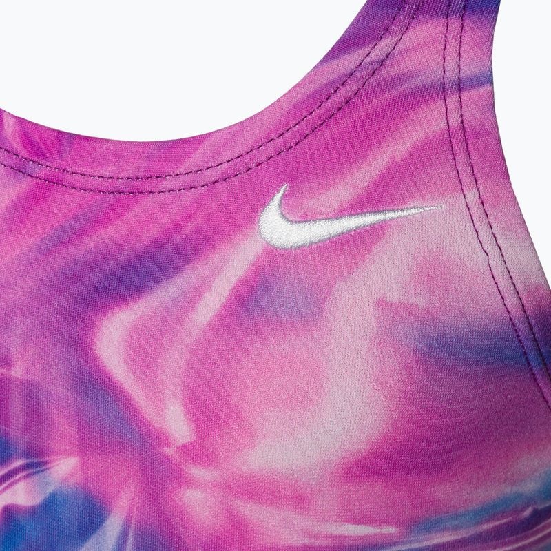 Dětské jednodílné plavky Nike Fastback s vícenásobným potiskem Barva NESSC755-989 3