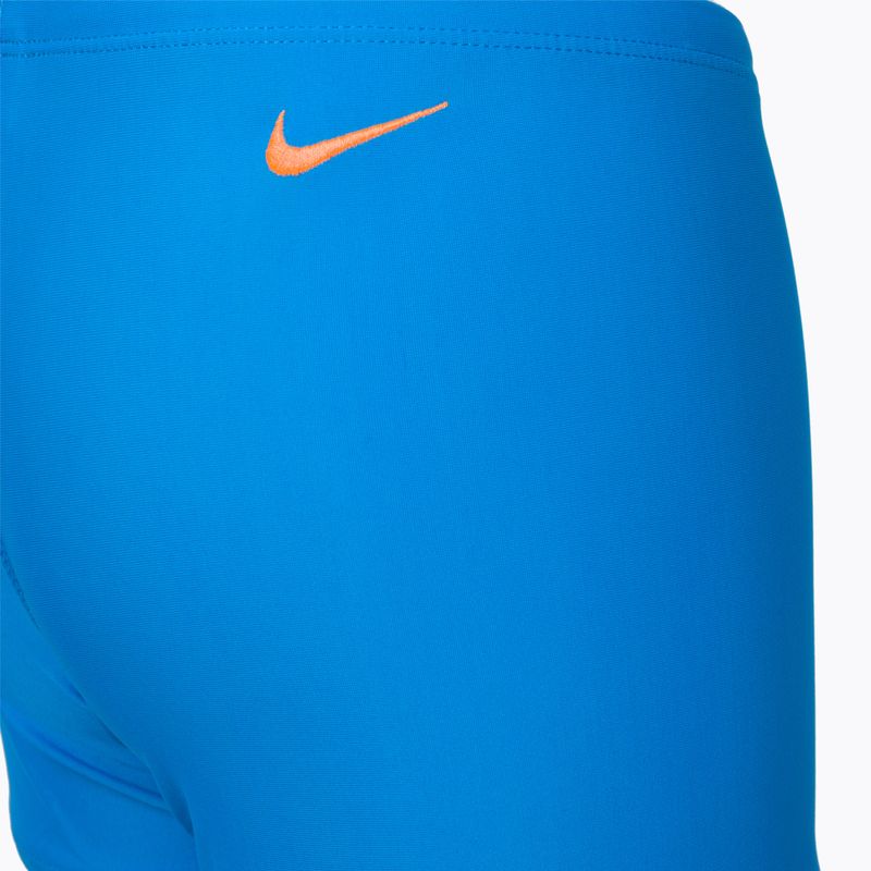 Dětské plavecké boxerky Nike Jdi Swoosh Aquashort modré NESSC854-458 4