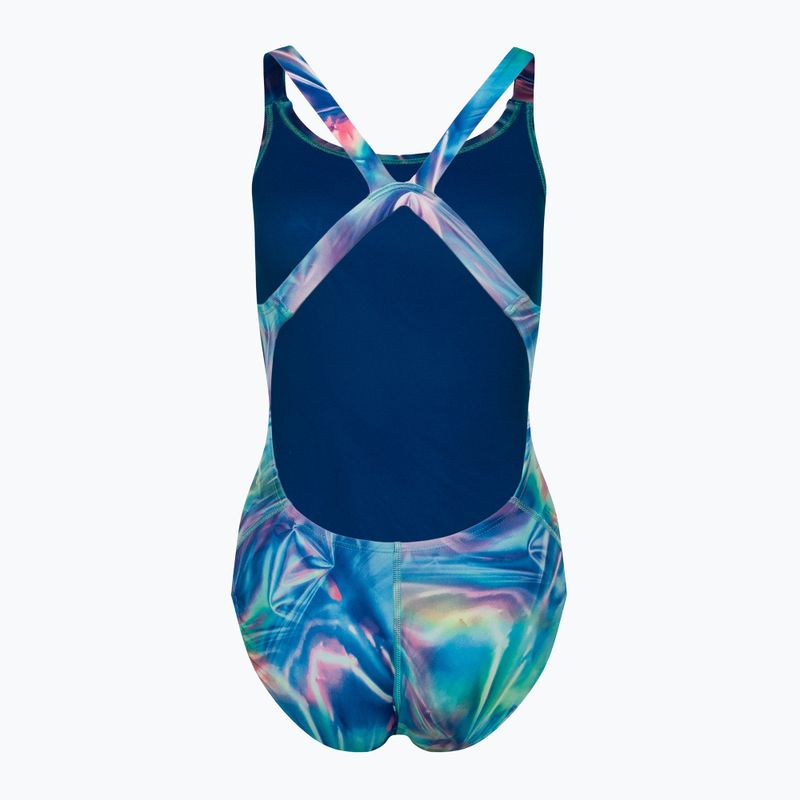 Dámské jednodílné plavky Nike Multiple Print Fastback color NESSC010-969 2