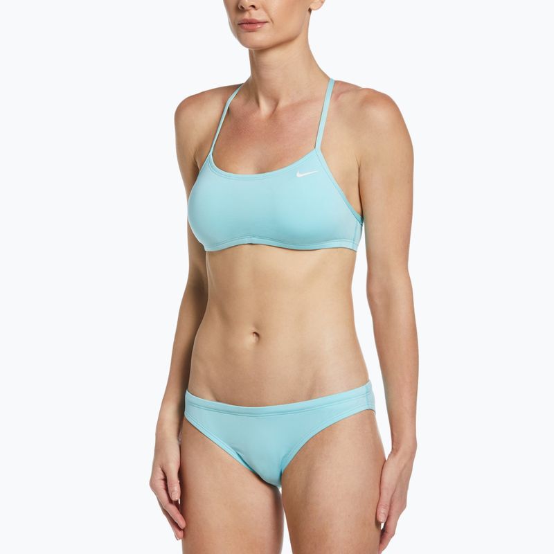 Dámské dvoudílné plavky Nike Essential Sports Bikini modré NESSA211-437 5