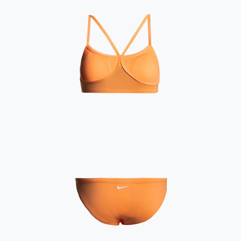 Dámské dvoudílné plavky Nike Essential Racerback Bikini růžový NESSA211 2