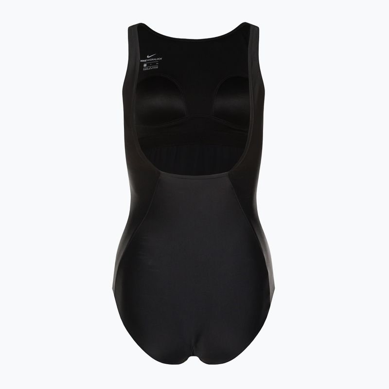 Nike Hydralock Sculpt U-Back dámské jednodílné plavky černé NESSC200-001 2