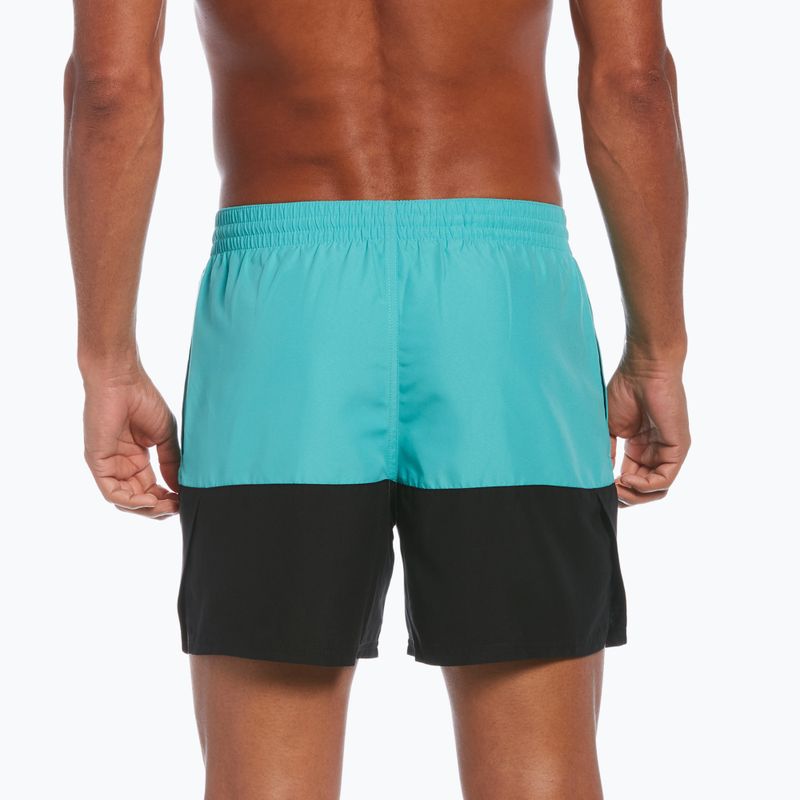 Pánské plavecké šortky Nike Split 5" Volley modro-černé NESSB451-339 6