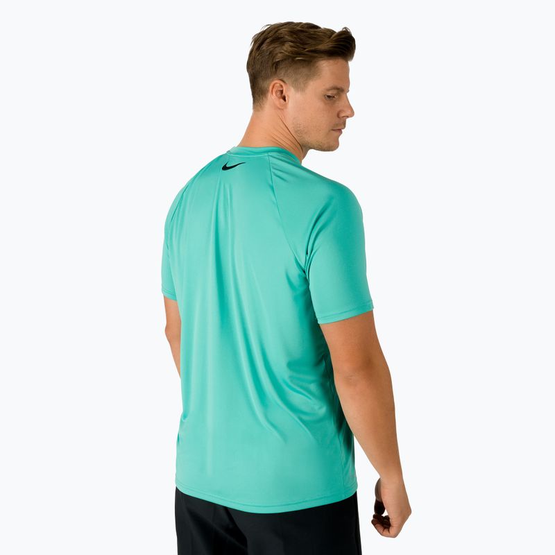 Pánské tréninkové tričko Nike Ring Logo tyrkysové NESSC666-339 4