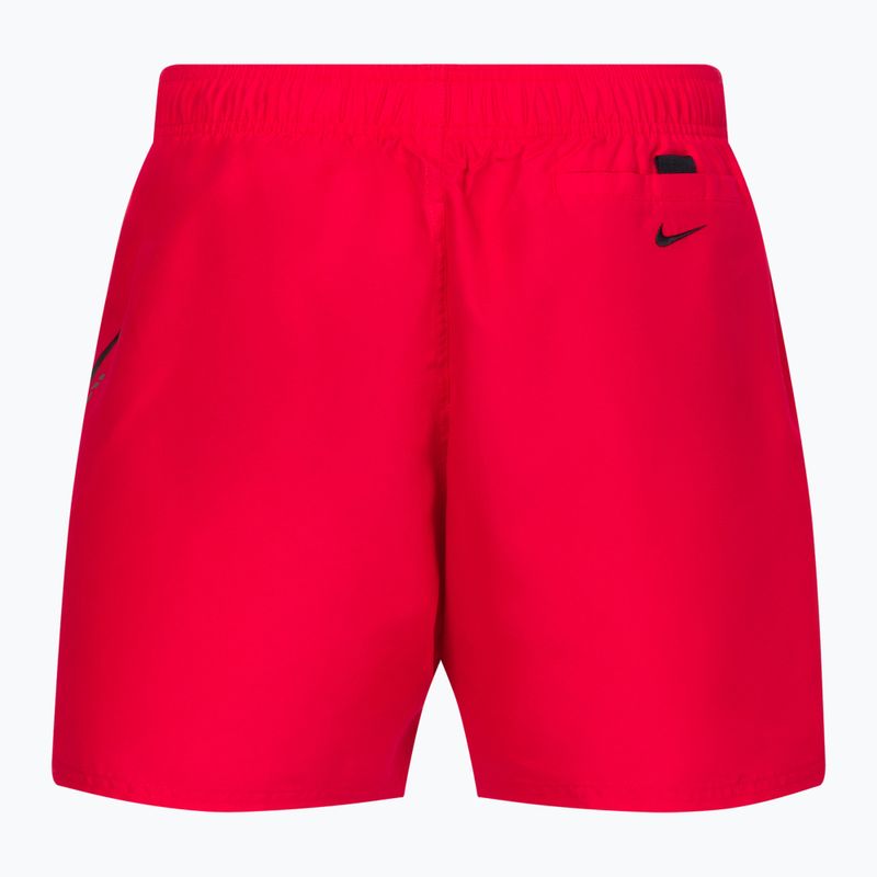 Pánské plavecké šortky Nike Liquify Swoosh 5" Volley červené NESSC611-614 2