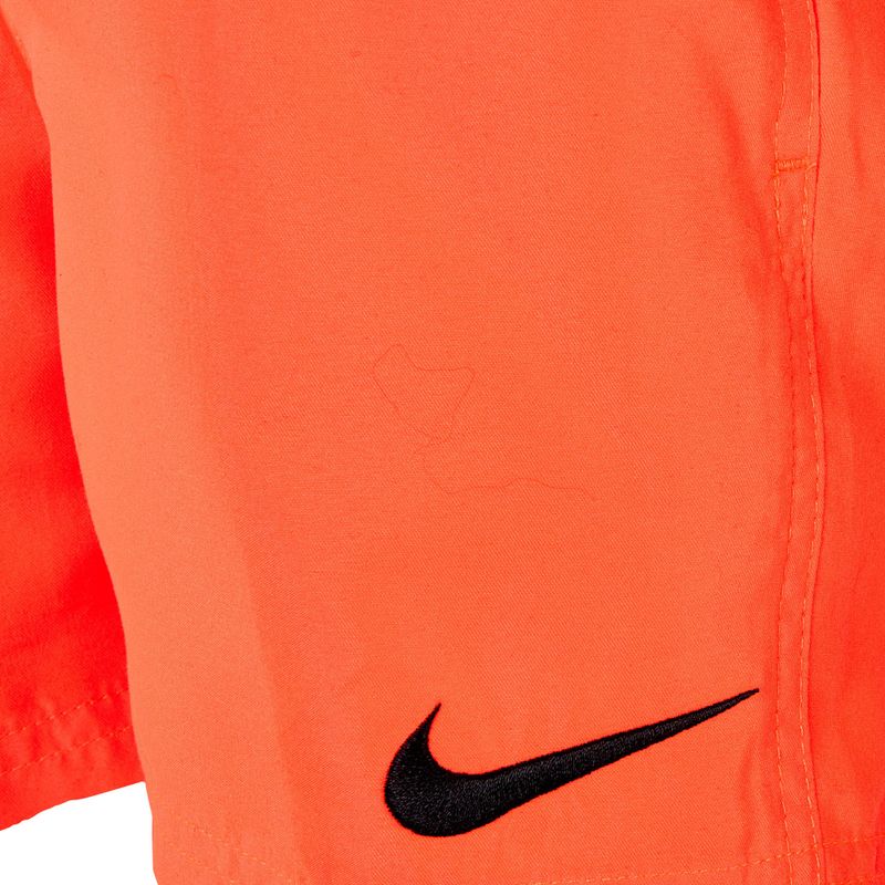 Dětské plavecké šortky Nike Essential 4" Volley oranžové NESSB866-618 3