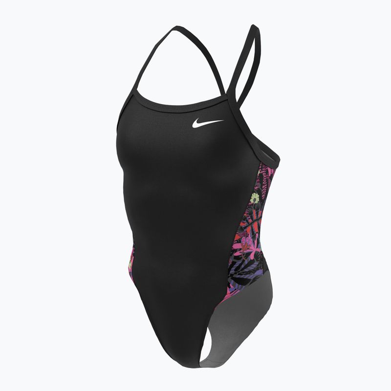 Dámské jednodílné plavky Nike Multiple Print Racerback Splice One black NESSC051-001 6