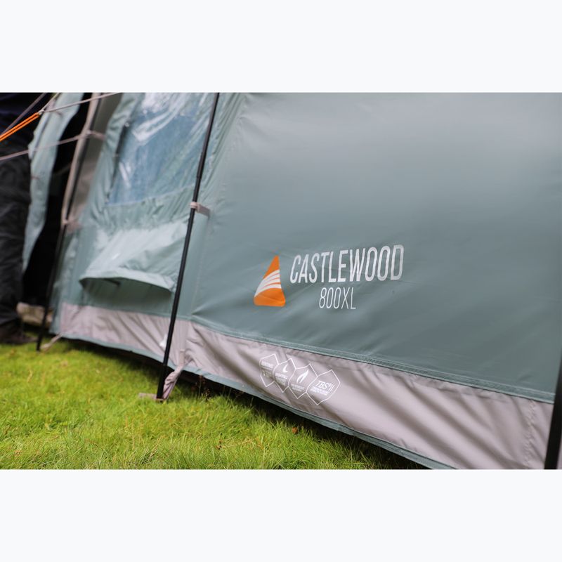 Kempinkový stan pro 8 osob Vango Castlewood 800XL package mineral green  13