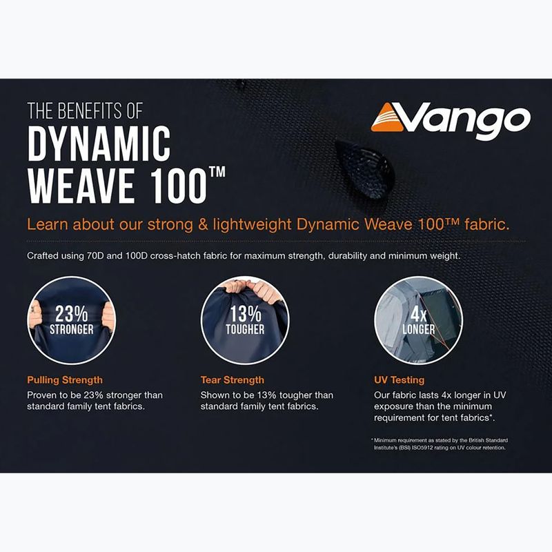 6místný kempovací stan Vango Savannah 600XL deep blue 11