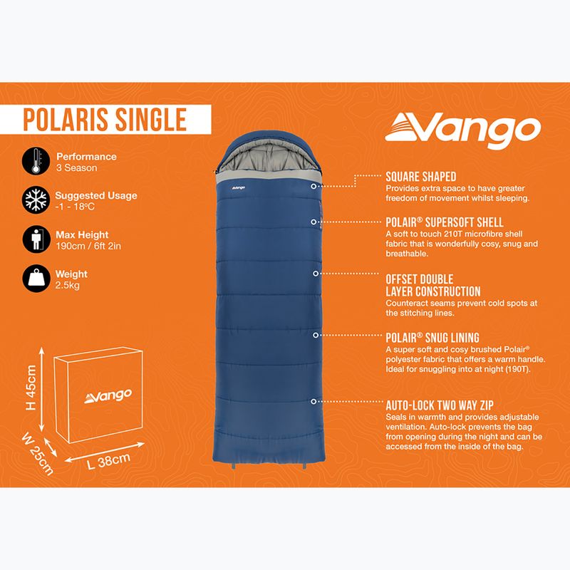 Spací pytel Vango Polaris Single neptune 9
