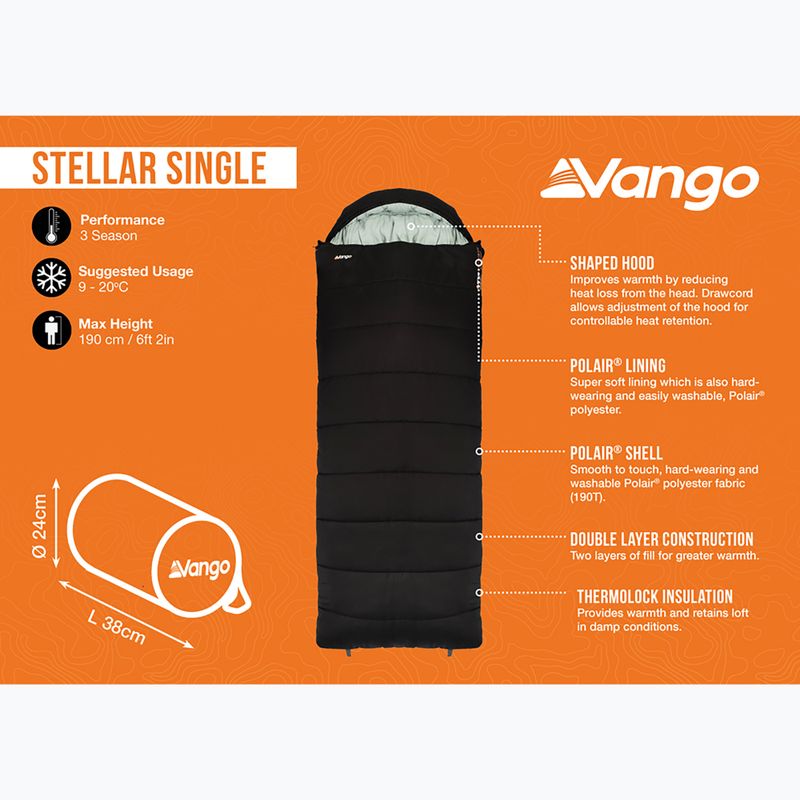 Spací pytel Vango Stellar single black 10