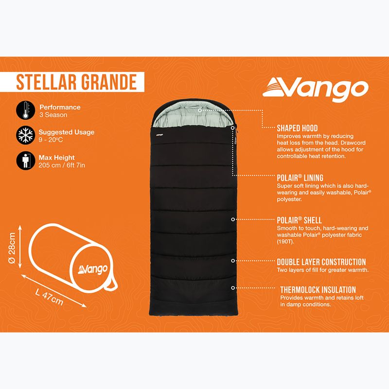 Spací pytel Vango Stellar Grande black 9