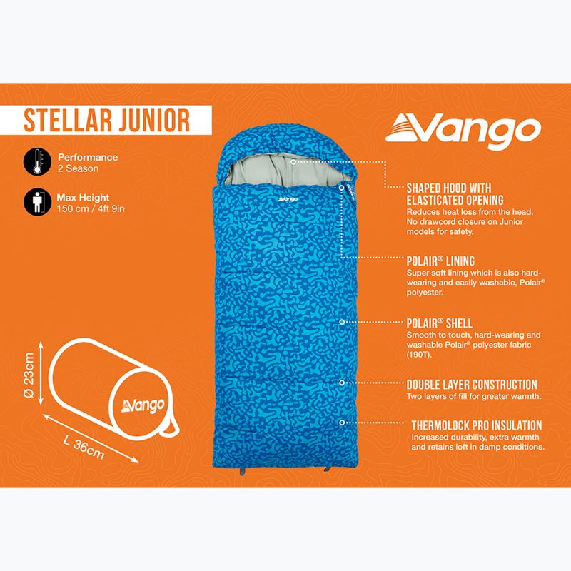 Dětský spací pytel Vango Stellar Junior atlantic blue 10