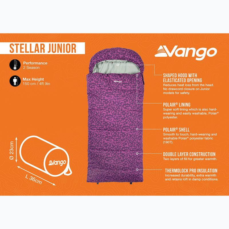 Dětský spací pytel Vango Stellar Junior byzantium 10