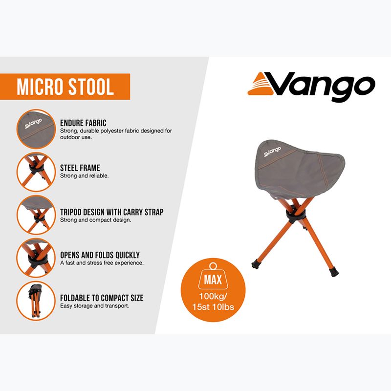 Turistická židle Vango Micro Stool excalibur 6