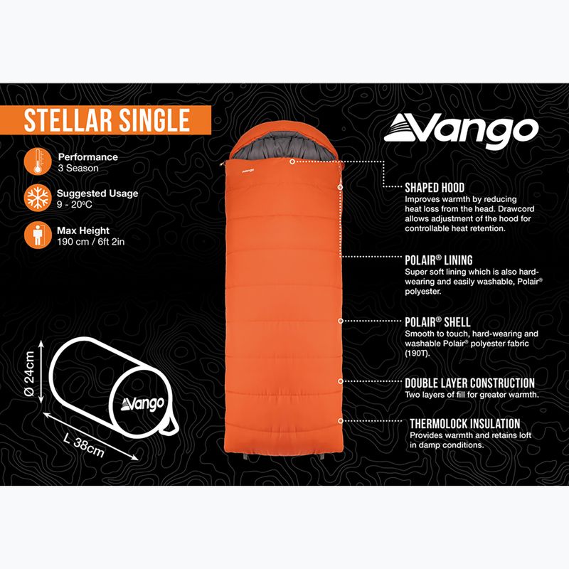 Spací pytel Vango Stellar Single harissa 9