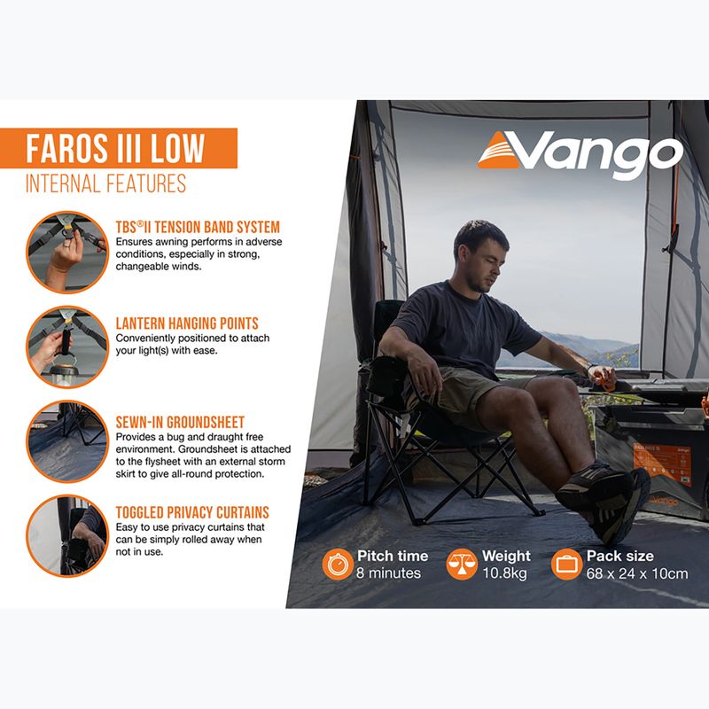 Předsíň pro obytný vůz Vango Faros II Low smoke 12