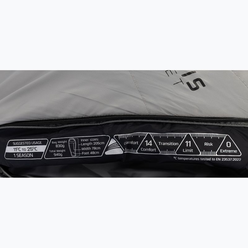 Spací pytel Vango Mantis Planet grey flannel 11