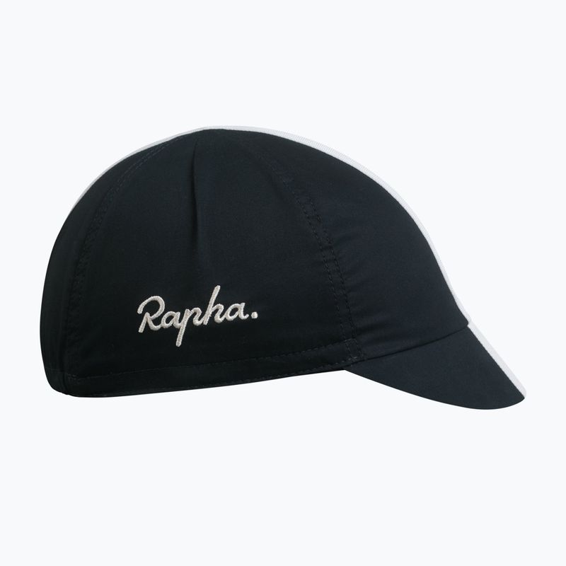 Cyklistická kšiltovka Rapha Cap II black/white 4
